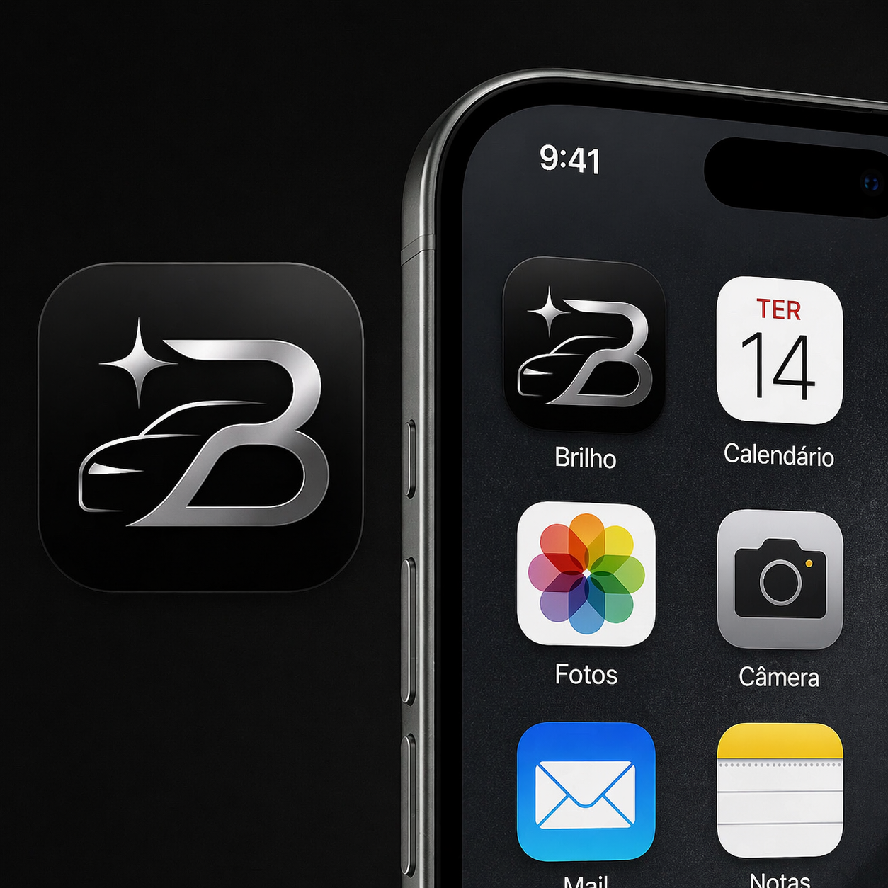 Captura do painel Brilho